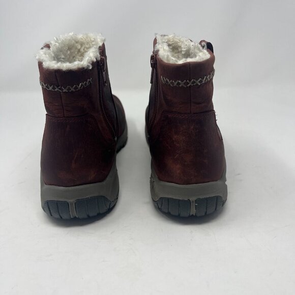 Merrell Women's Encore 4 Bluff Zip Polar Waterproof boots 9.5 rust red leather - Picture 7 of 12